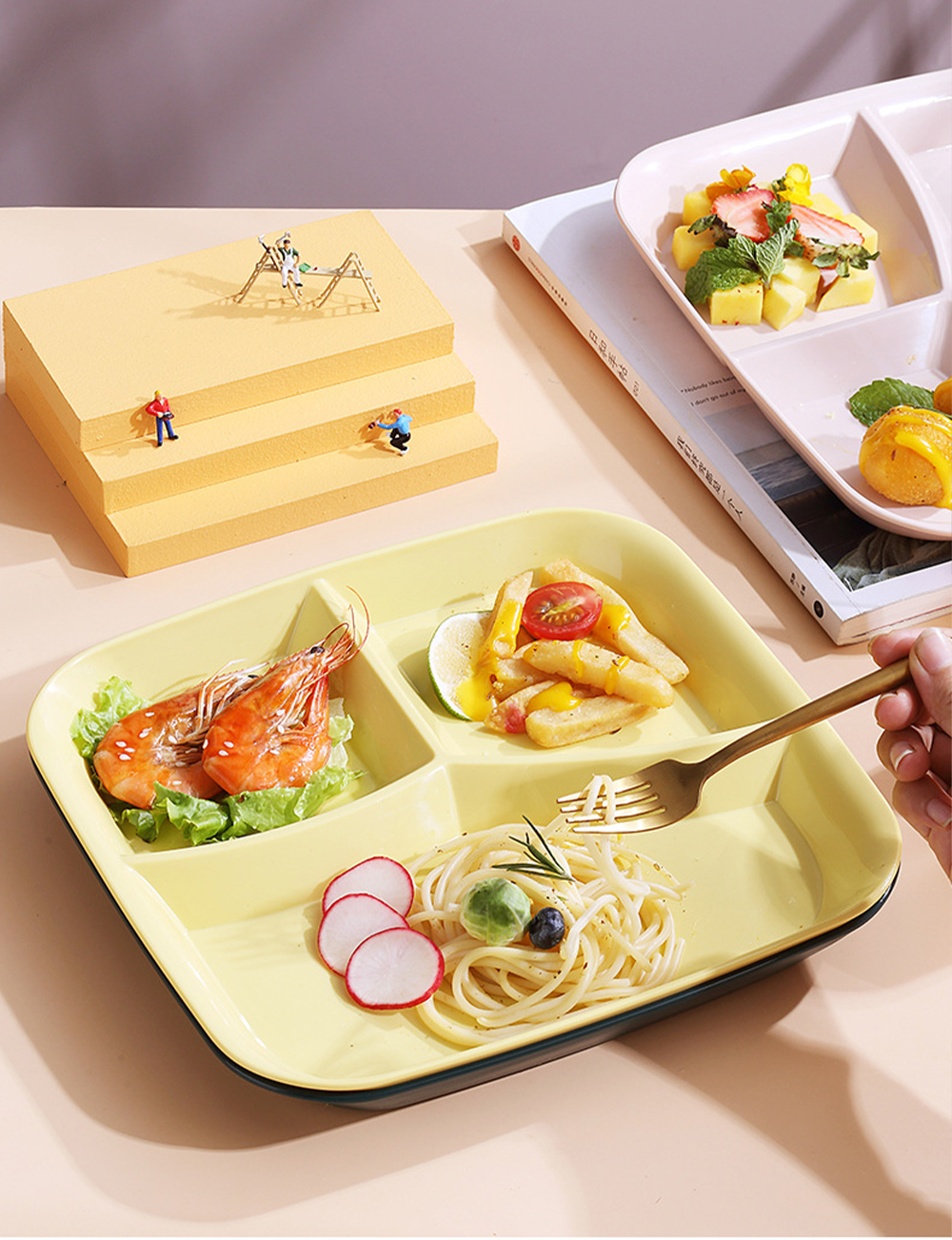 Food Snacks For Weight Loss - New Plate Dish Bariatric Portion Meal