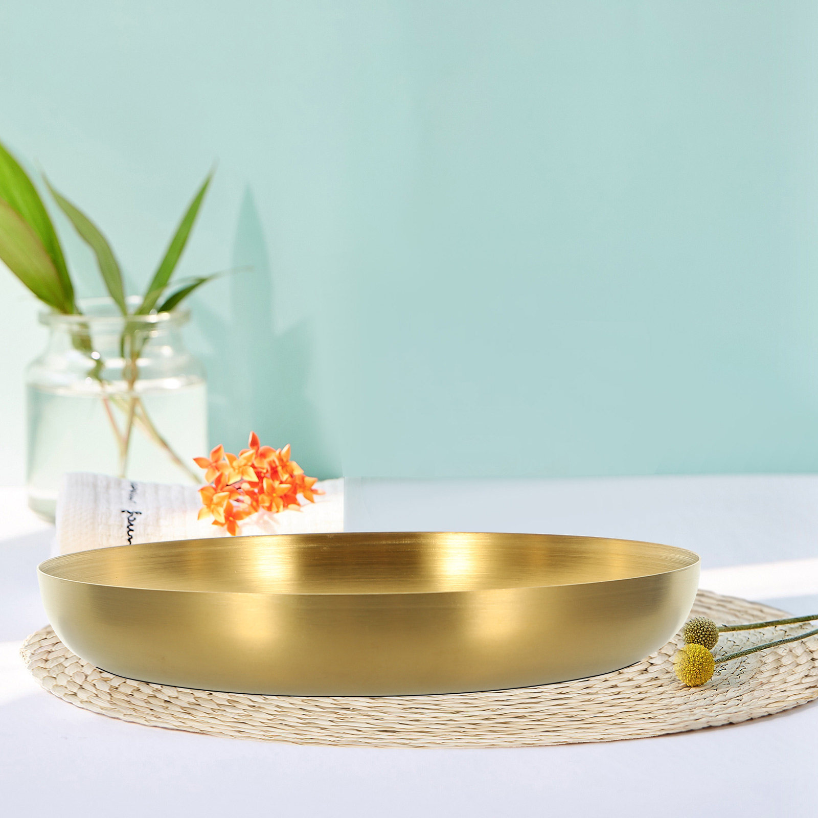 Food Snacks Easy - Stainless Steel Food Plate for Steak