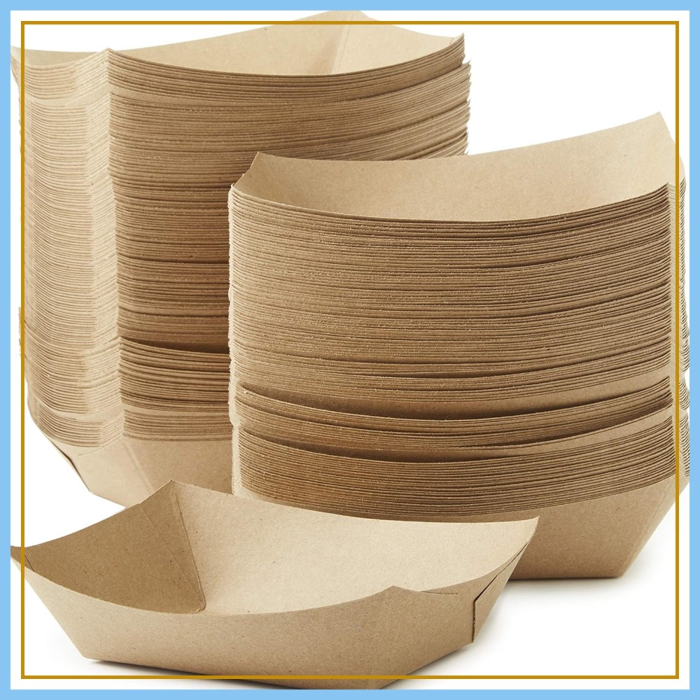 Food Or Snacks - Eco Friendly 3lb Food Holder Trays