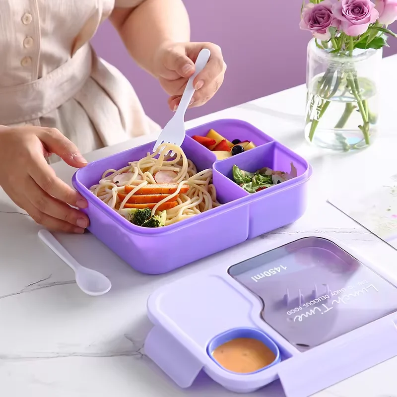 Food Or Snacks - Kids Lunch Box Student Plastic Microwaveable