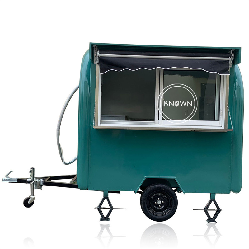 Food Or Snacks - Street Mobile Coffee Hotdog Vending Trailer