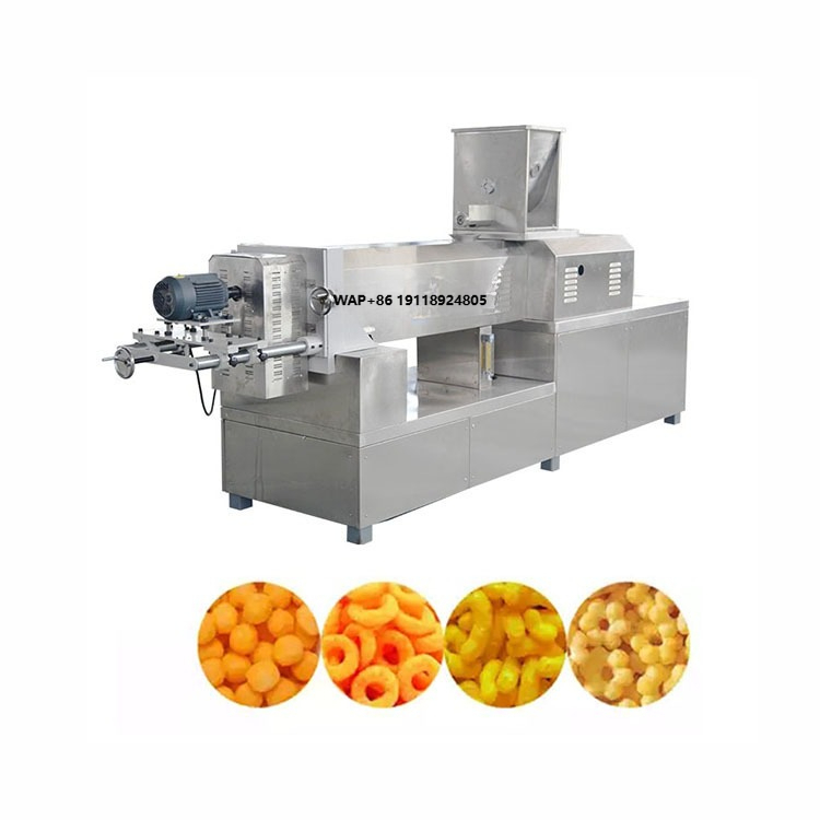 Food And Snacks - Puffed Corn Rice Snacks Food Extruder
