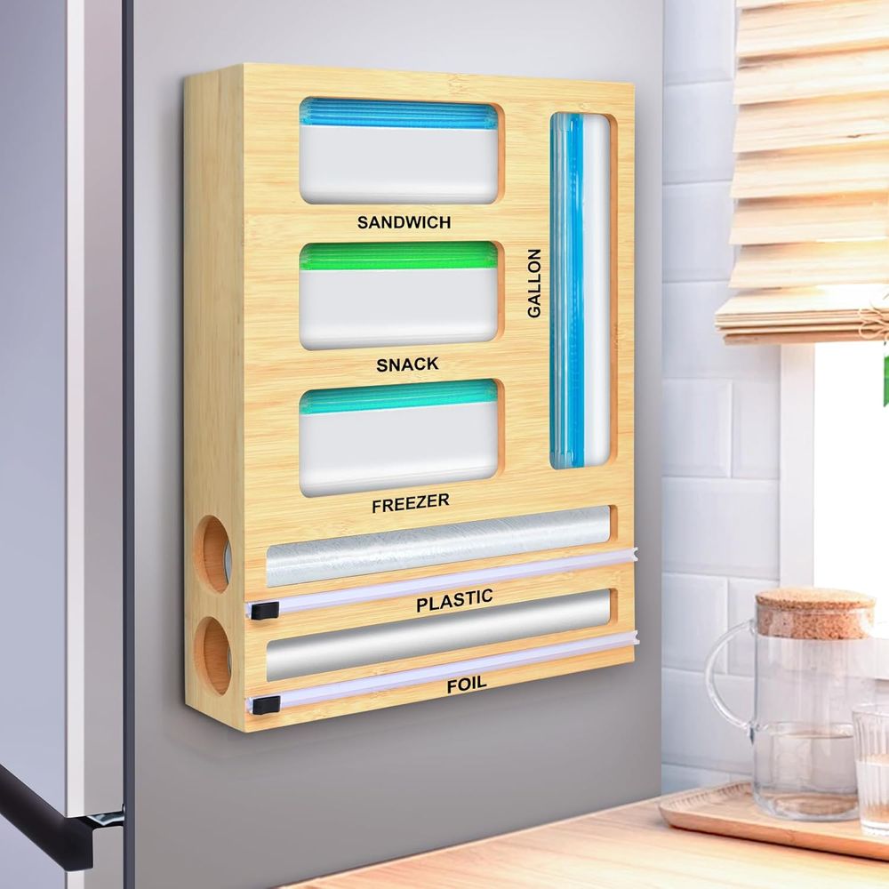Food Or Snacks - Magnetic Food Bag Storage Organizer for