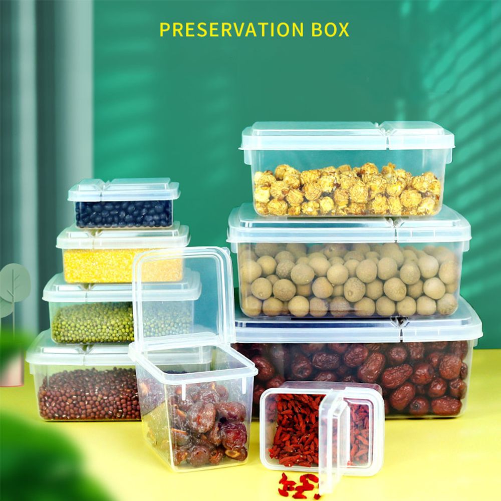 Food Snacks For Camping - Plastic Flip cover Bento Box Picnic