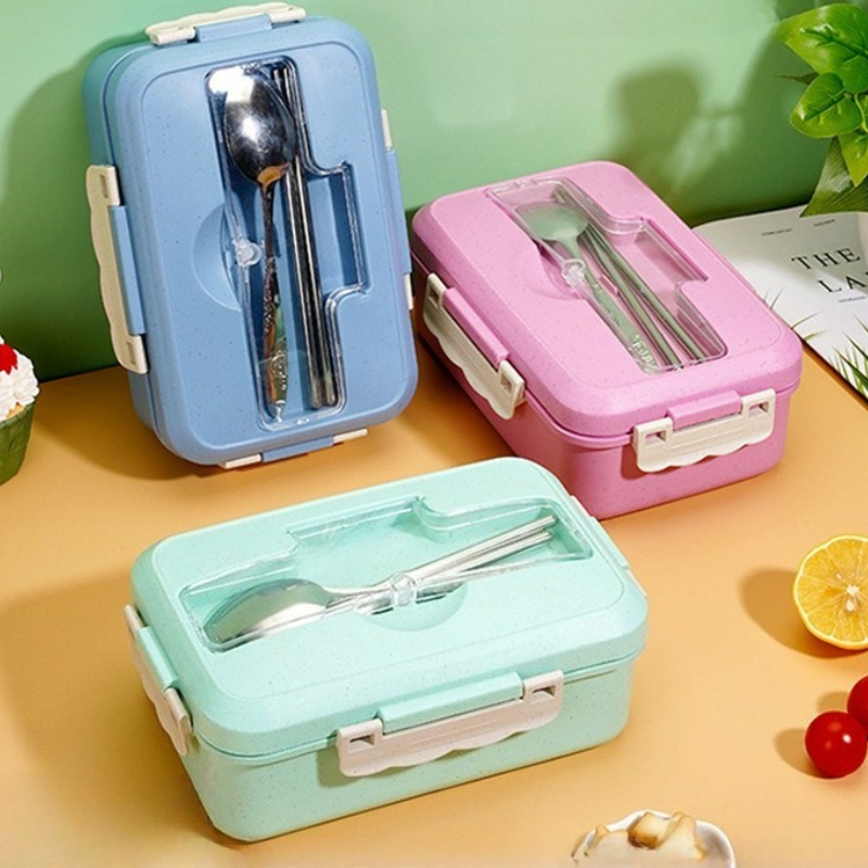 Food Or Snacks - 3 Grid Heated Bento Lunch Box
