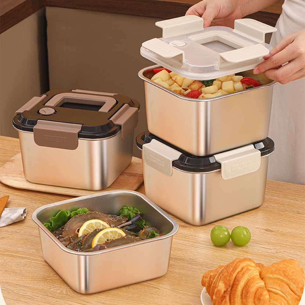 1800ML Stainless Steel Crisper - Food Snacks For Camping 评论和价格