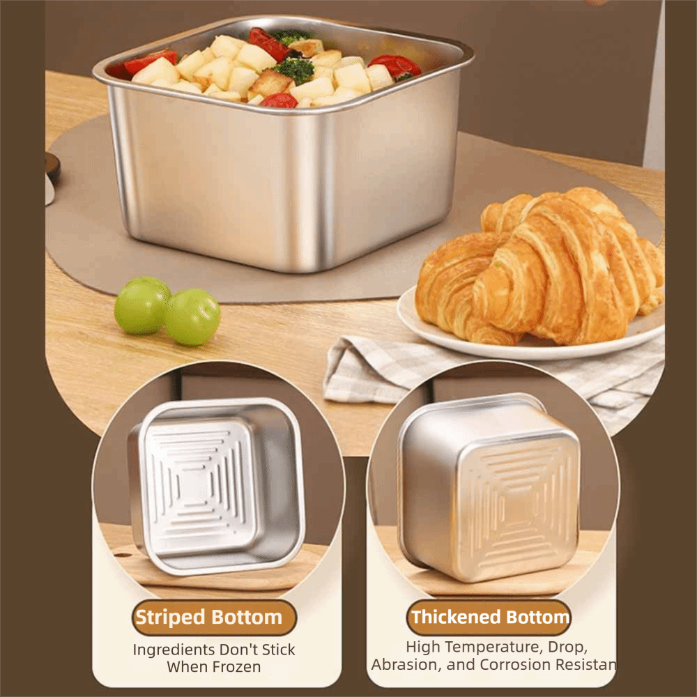 1800ML Stainless Steel Crisper - Food Snacks For Camping 评论和价格