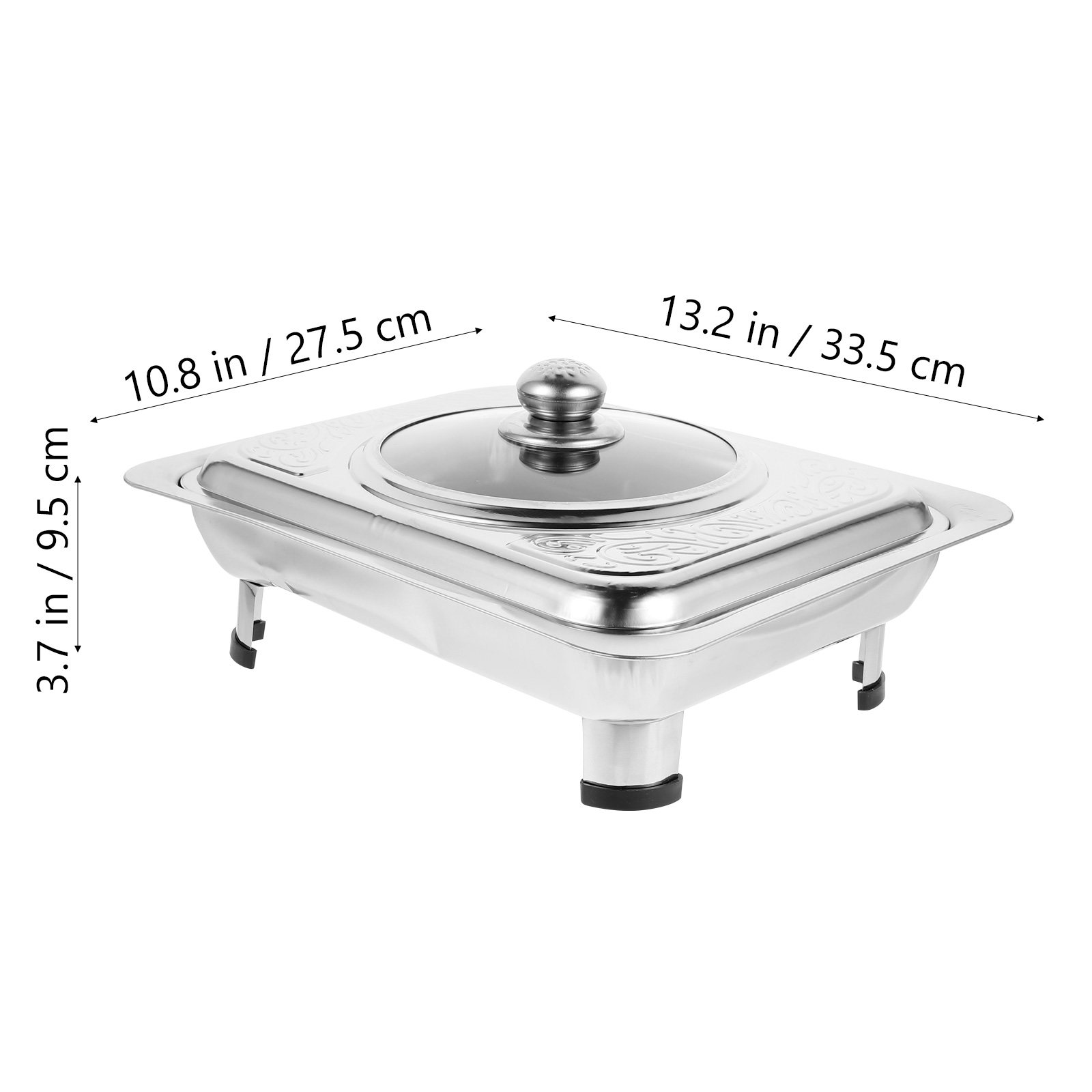 1Pcs Stainless Steel Rectangul - Food Snacks Easy 评论和价格