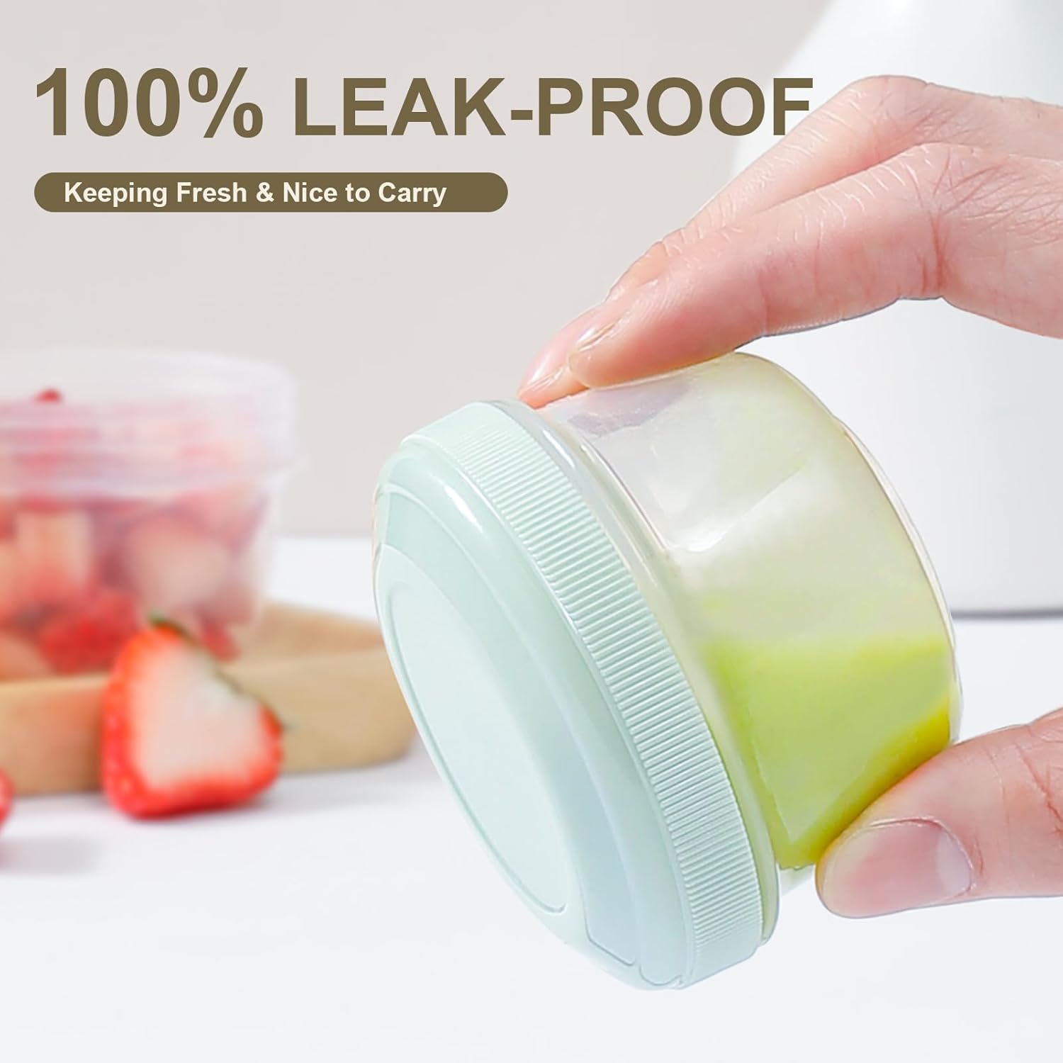 16 Pack 4oz Reusable Plastic C - Food Packed Snacks 评论和价格