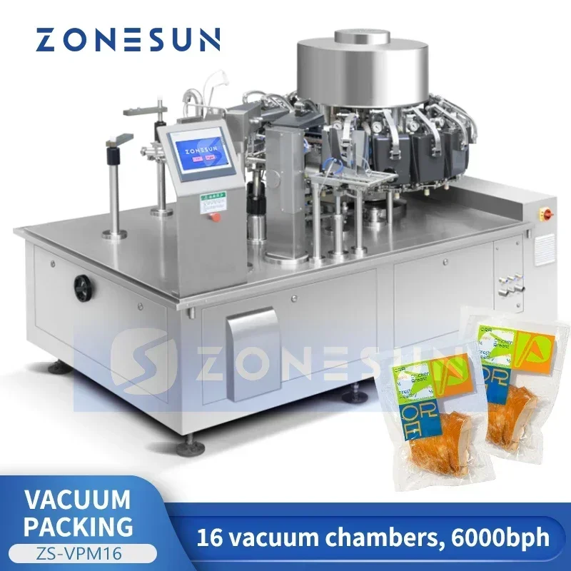 ZONESUN ZS-VPM16 Rotary Vacuum - Food And Snacks 评论和价格
