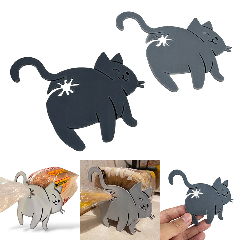 2-Pack 3D Cat Butt Bread Bag C - Food Packed Snacks 评论和价格