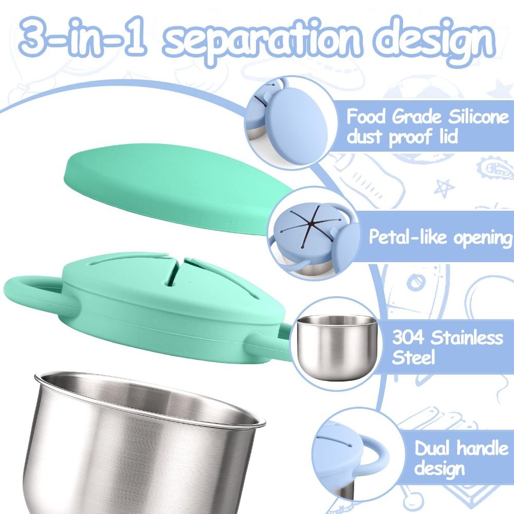 Removable Toddler Snack Contai - Food Snacks Easy 评论和价格