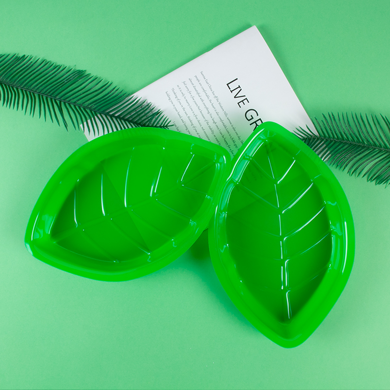 6pcs Palm Leaf Shape Food Reus - Food Packed Snacks 评论和价格