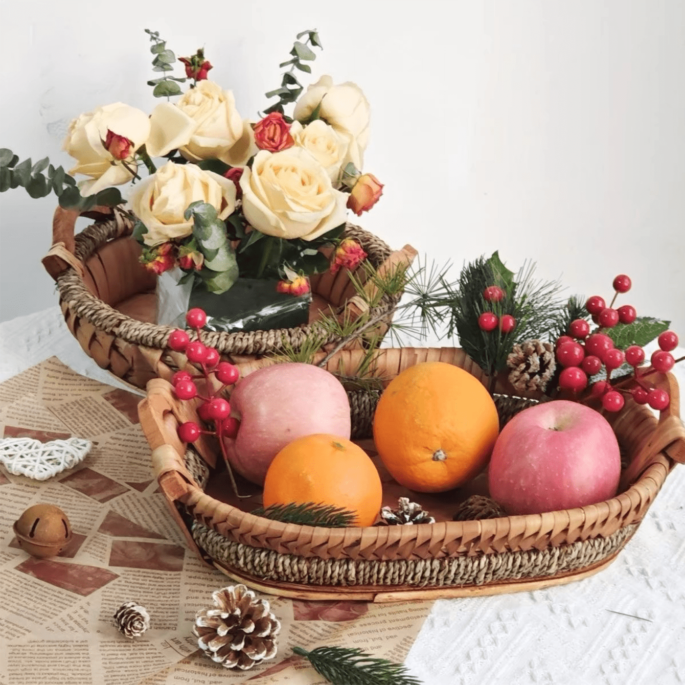 Vintage Hand Woven Natural Wil - Food Or Snacks 评论和价格