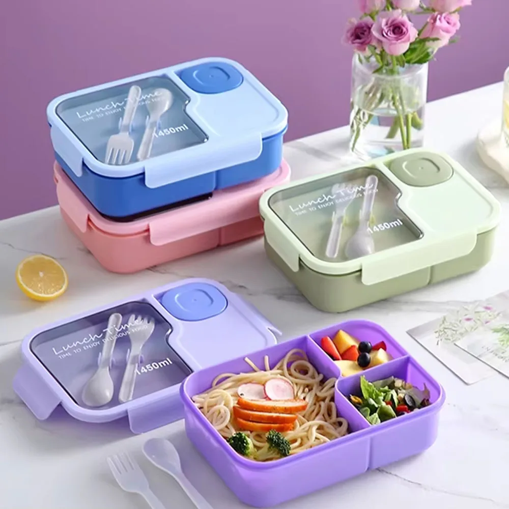 Kids Lunch Box Student Plastic - Food Or Snacks 评论和价格