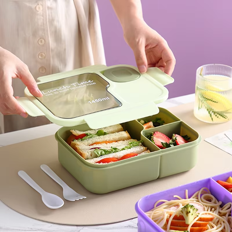 Kids Lunch Box Student Plastic - Food Or Snacks 评论和价格