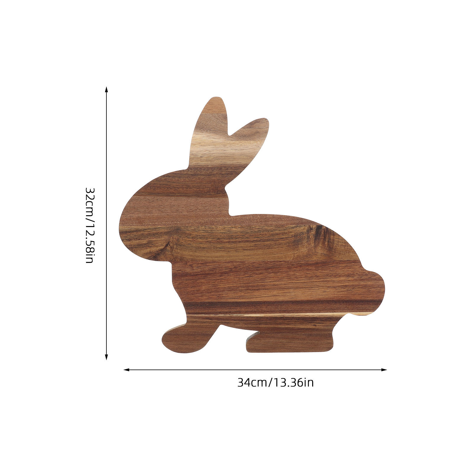 Bunny Shaped Wooden Cutting Bo - Food And Snacks 评论和价格