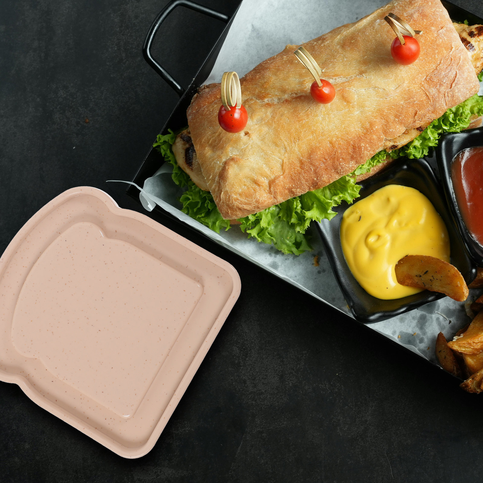 4Pcs Sandwich Storage Box Port - Food Snacks For Camping 评论和价格