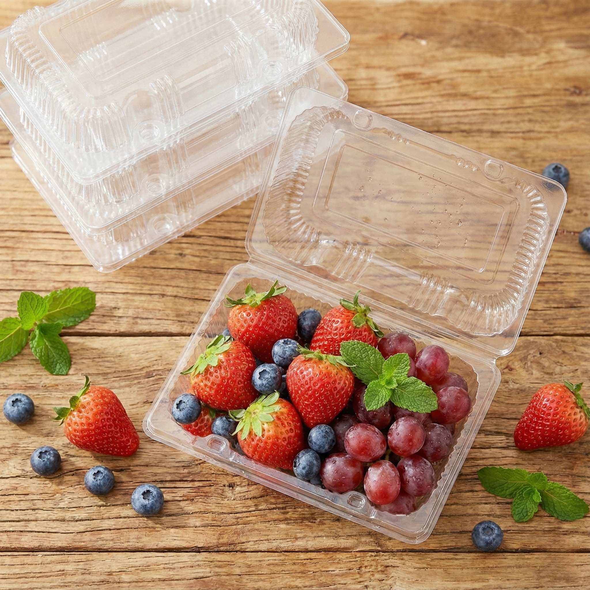 50-Pack Clear Plastic Disposab - Food Packed Snacks 评论和价格