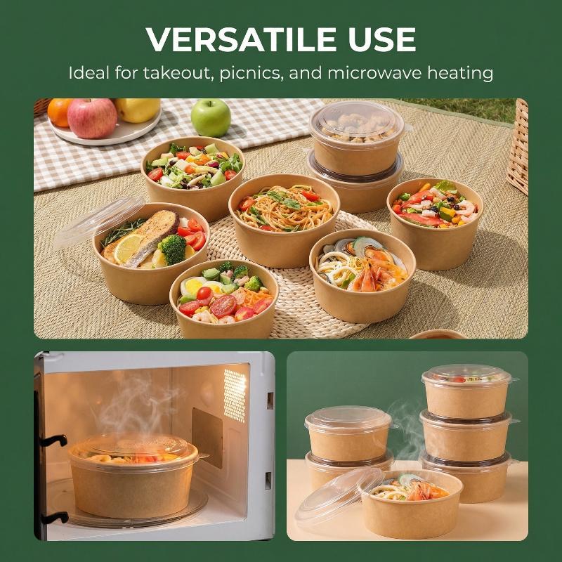 25pcs Kraft Paper Bowls Cups F - Food And Snacks 评论和价格