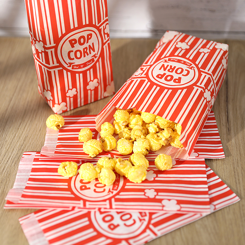 20/50Pcs Popcorn Bags Individu - Food Packed Snacks 评论和价格