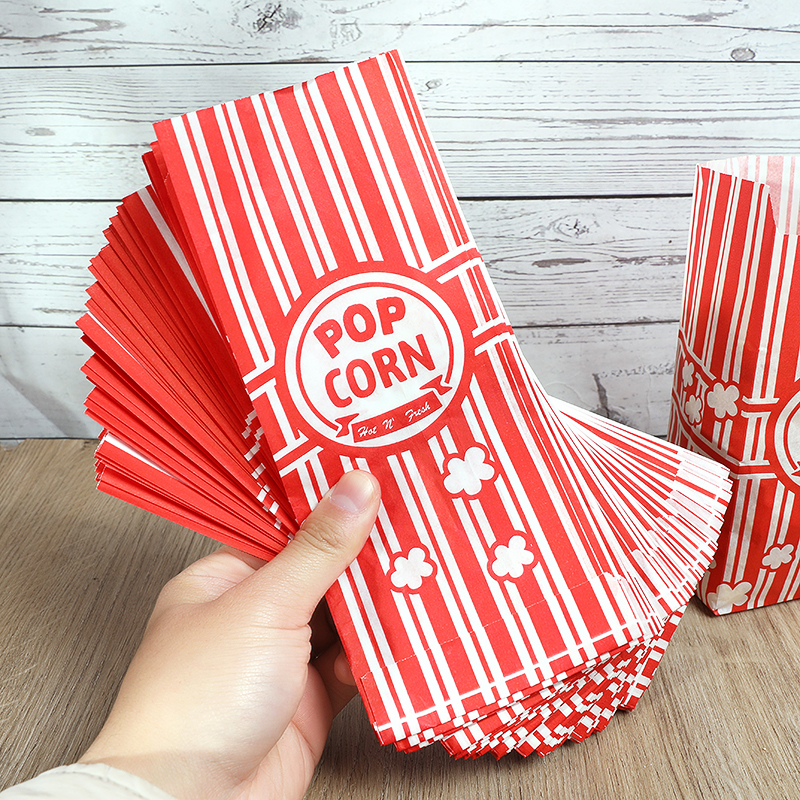 20/50Pcs Popcorn Bags Individu - Food Packed Snacks 评论和价格