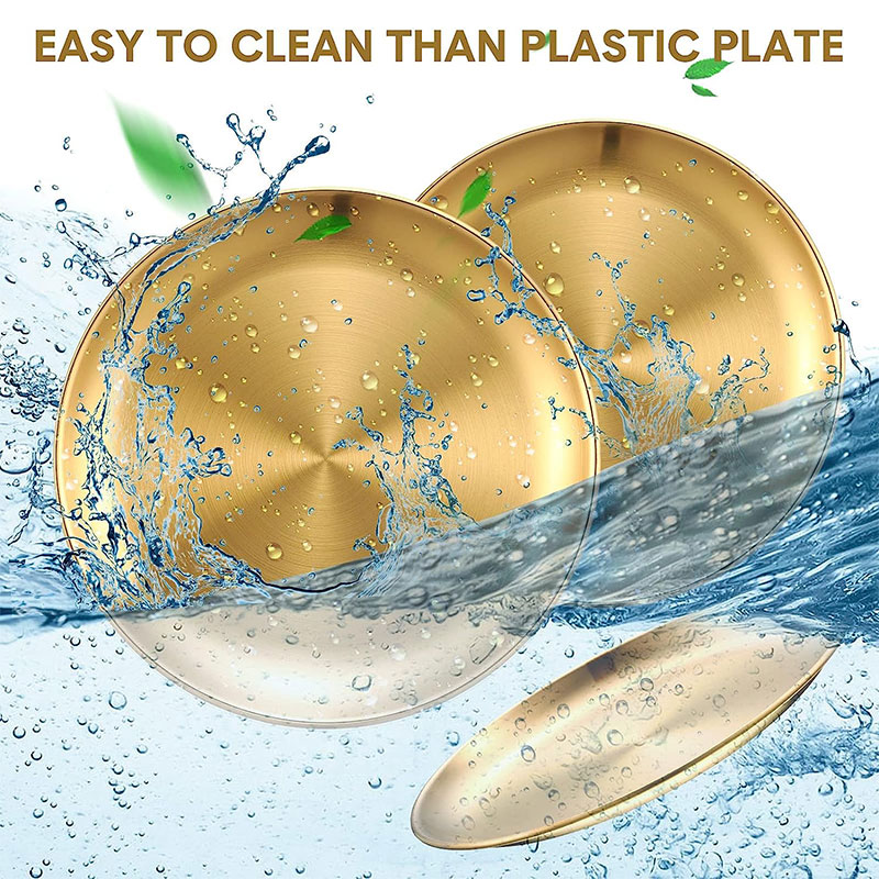 Metal Round Plate Camping Dish - Food Snacks For Camping 评论和价格