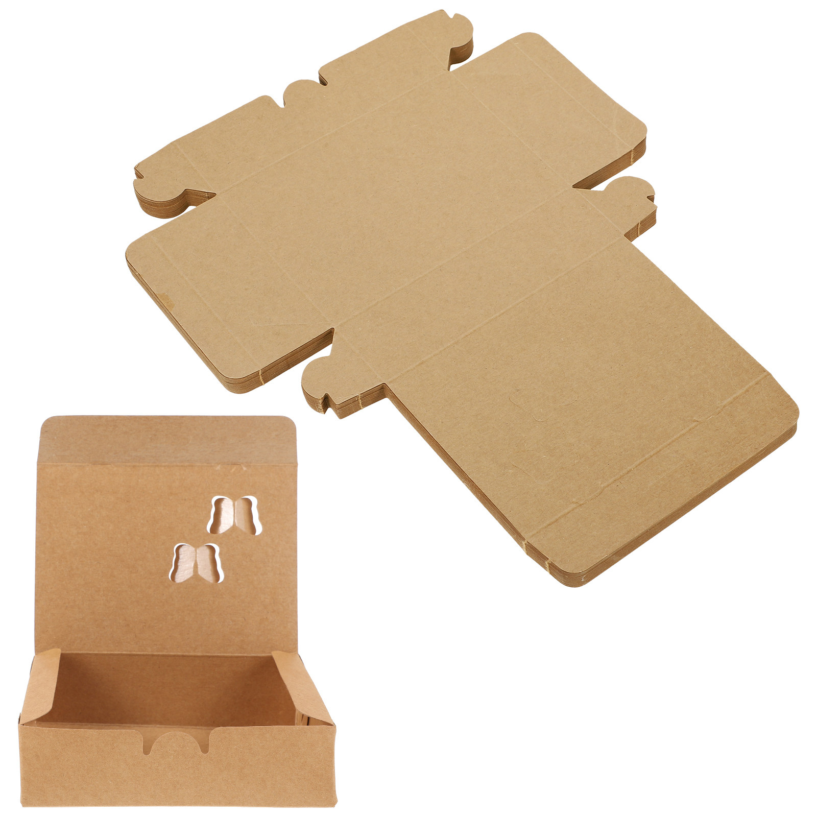 25Pcs Kraft Paper Food Packing - Food Packed Snacks 评论和价格