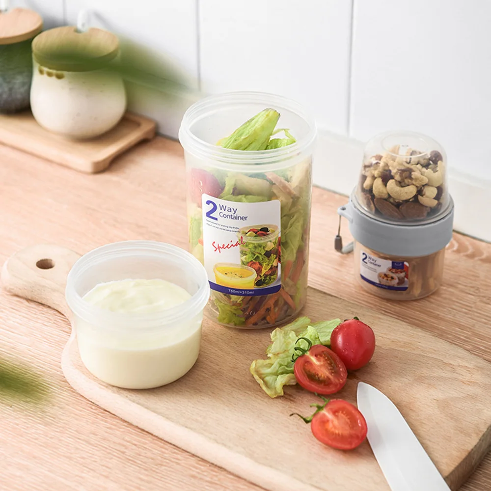 2Layer Yogurt Salad Sealed Box - Food Or Snacks 评论和价格
