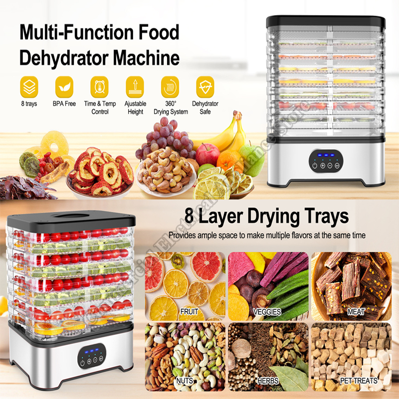 Digital Food Dehydrator Temper - Food Dehydrator Snacks 评论和价格
