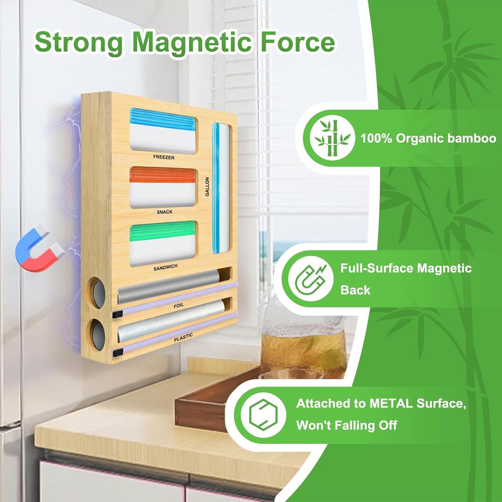 Magnetic Food Bag Storage Orga - Food Or Snacks 评论和价格