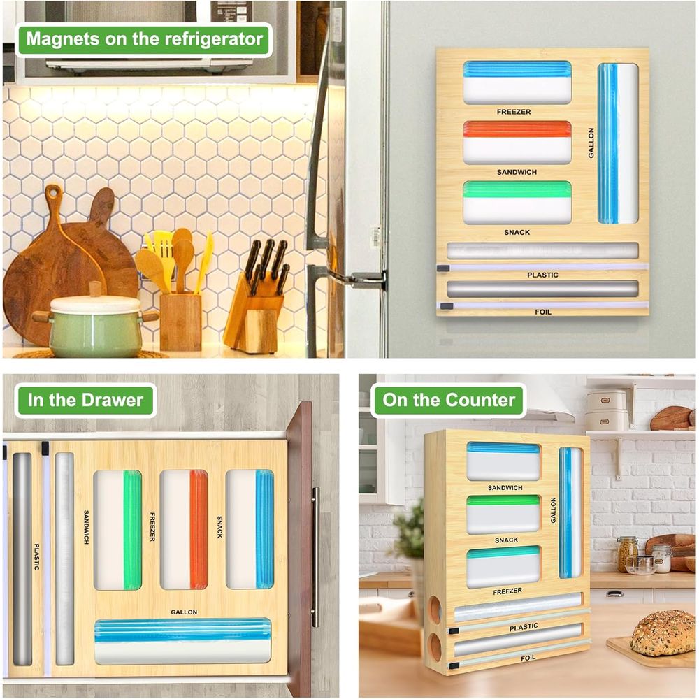 Magnetic Food Bag Storage Orga - Food Or Snacks 评论和价格