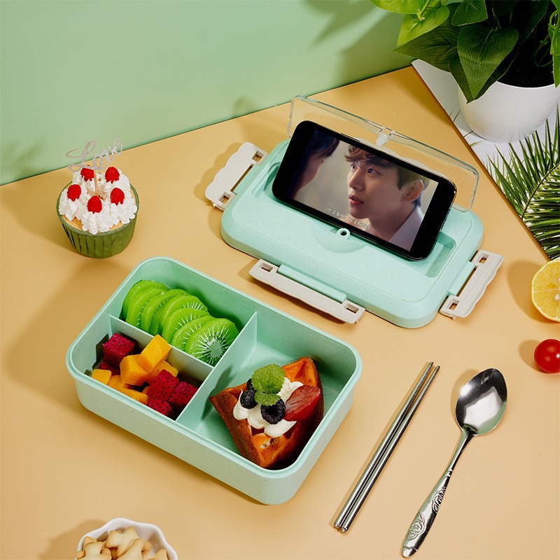 3 Grid Heated Bento Lunch Box  - Food Or Snacks 评论和价格