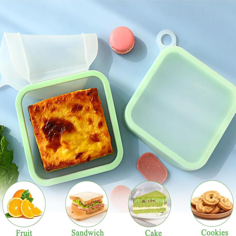 Silicone Sandwich Toast Bento  - Food Or Snacks 评论和价格