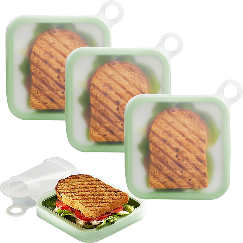 Silicone Sandwich Toast Bento  - Food Or Snacks 评论和价格