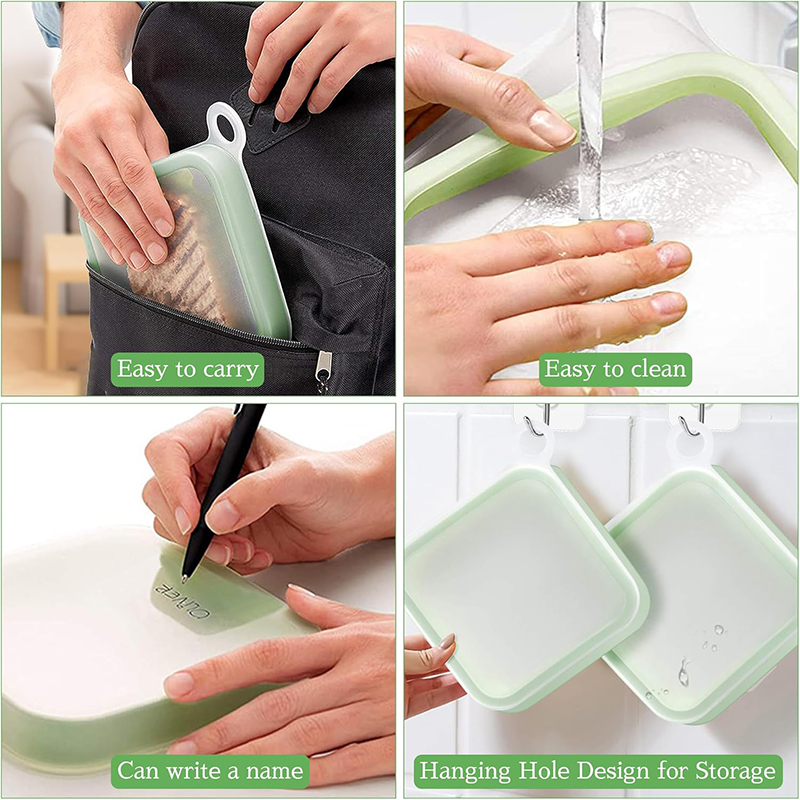 Silicone Sandwich Toast Bento  - Food Or Snacks 评论和价格