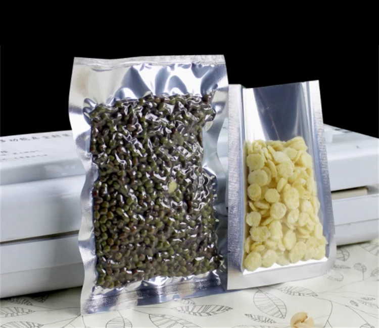 100 Pack Silver Glossy Flat Po - Food Packed Snacks 评论和价格